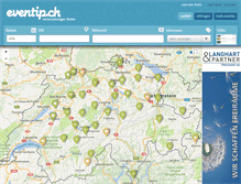 Tablet Screenshot of eventip.ch